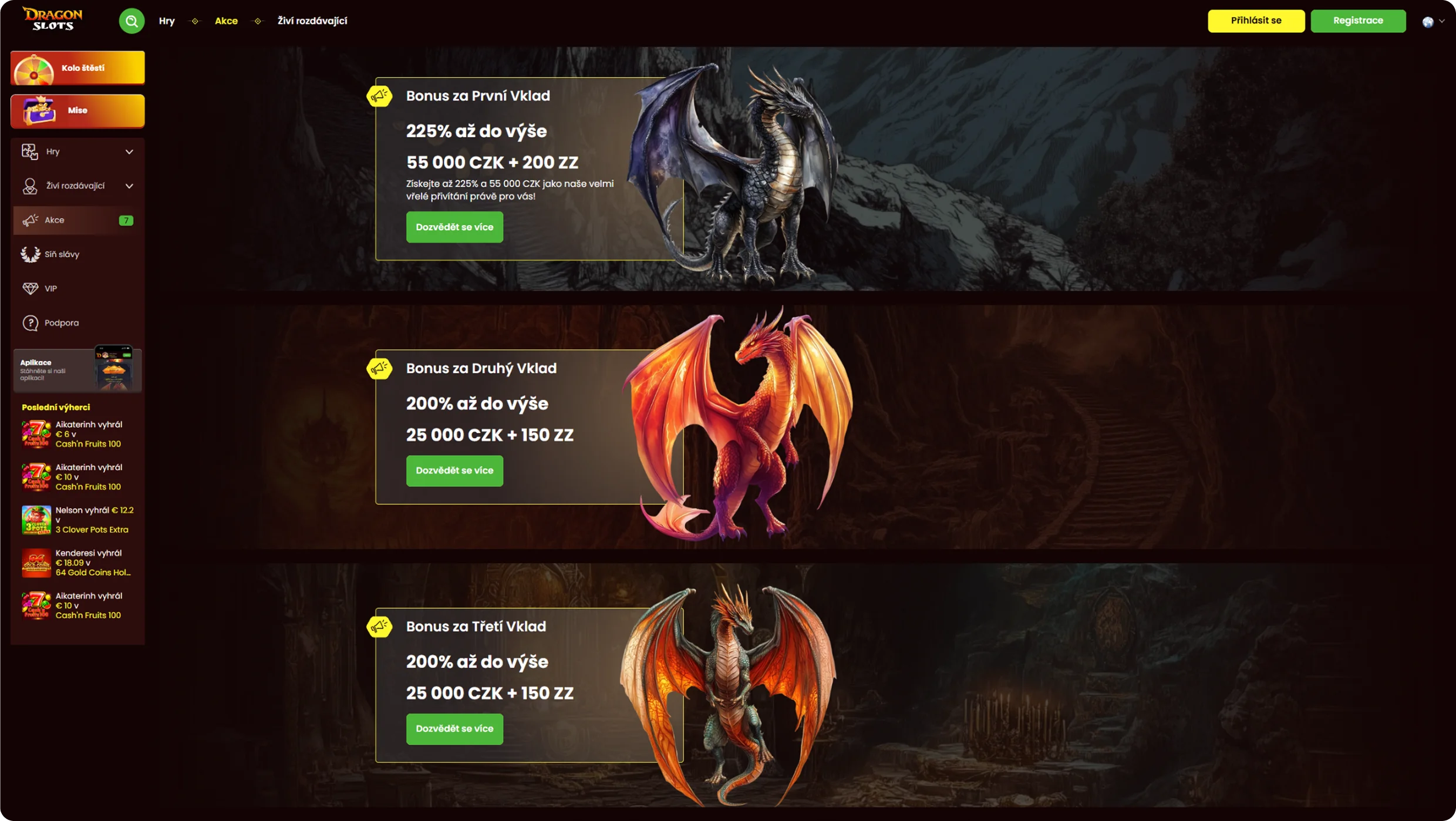 Dragon Slots místo